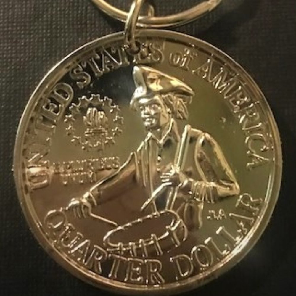 Bicentennial Coin Key Chain - Picture 2 of 3